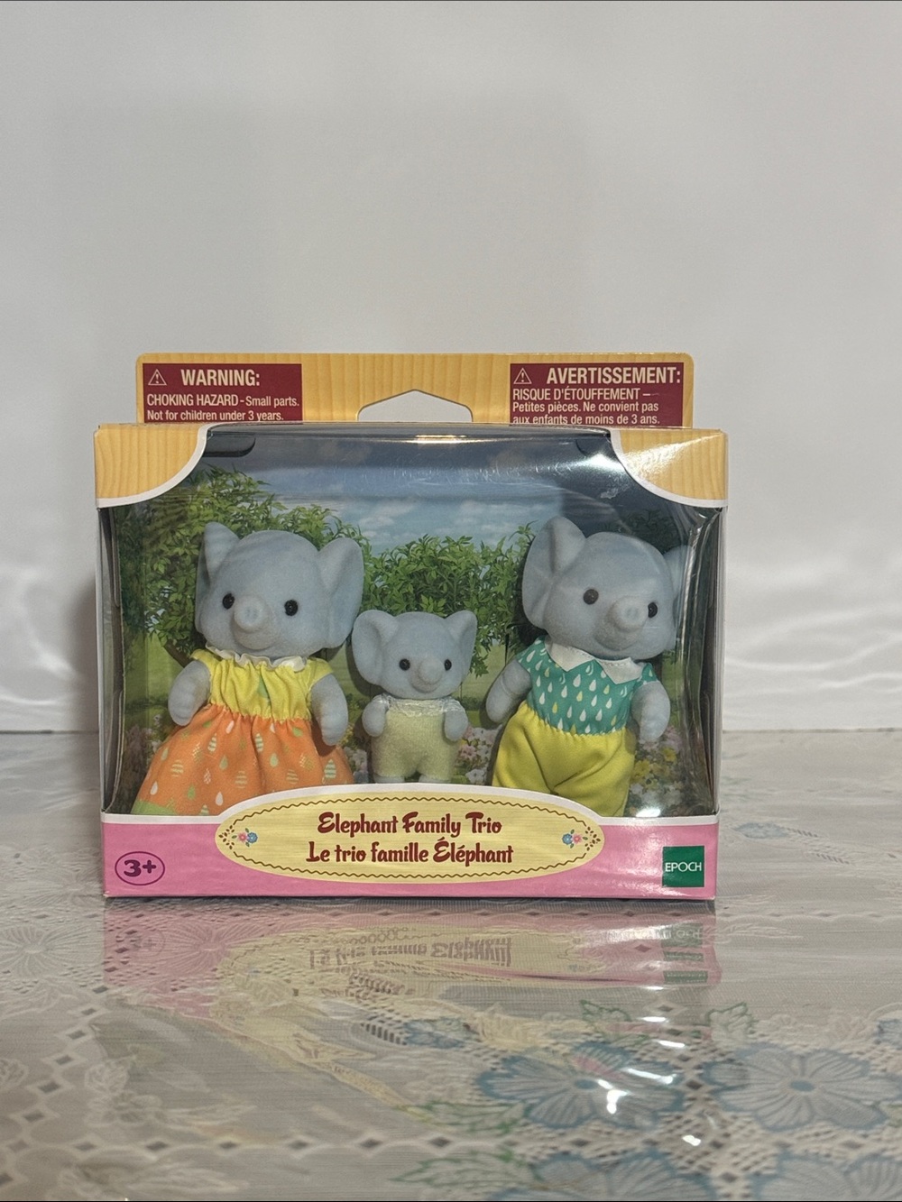 Calico Critters Sylvanian Families Elephant Trio